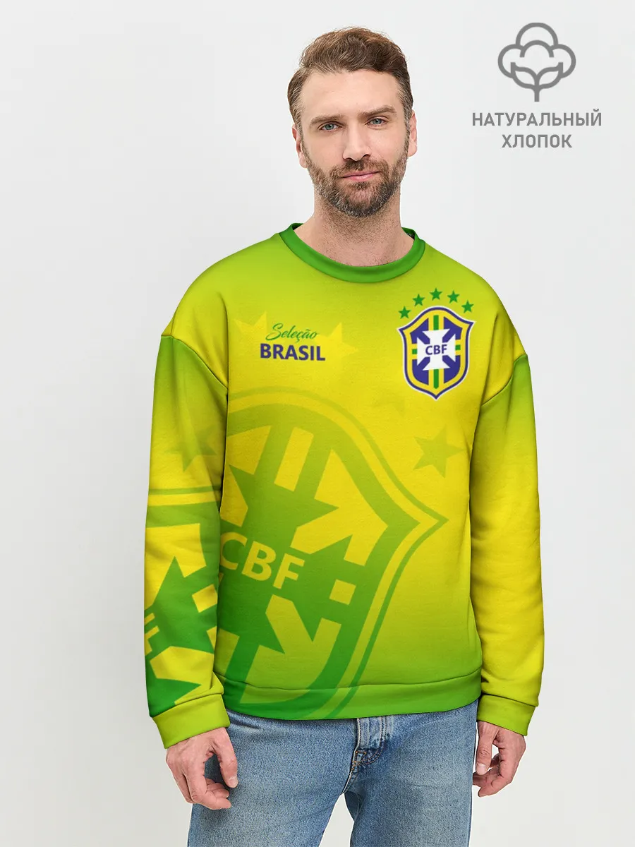 Мужской свитшот базовый / Бразилия