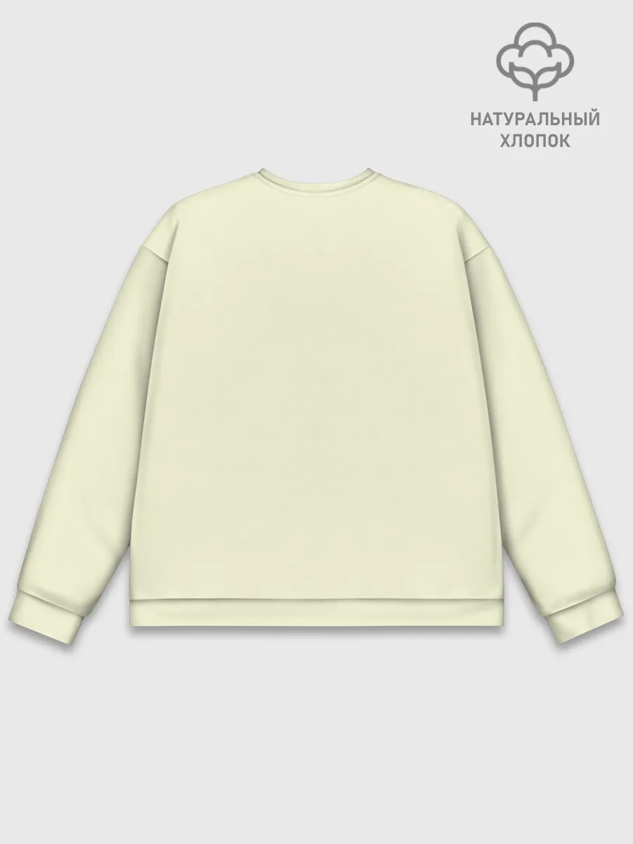 Мужской свитшот базовый / Майнкрафт, Крипер