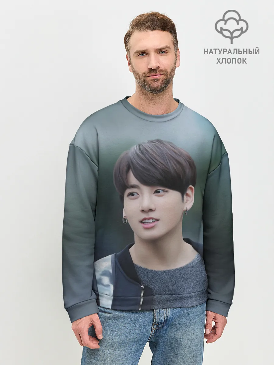 Мужской свитшот базовый / Корейский Поп