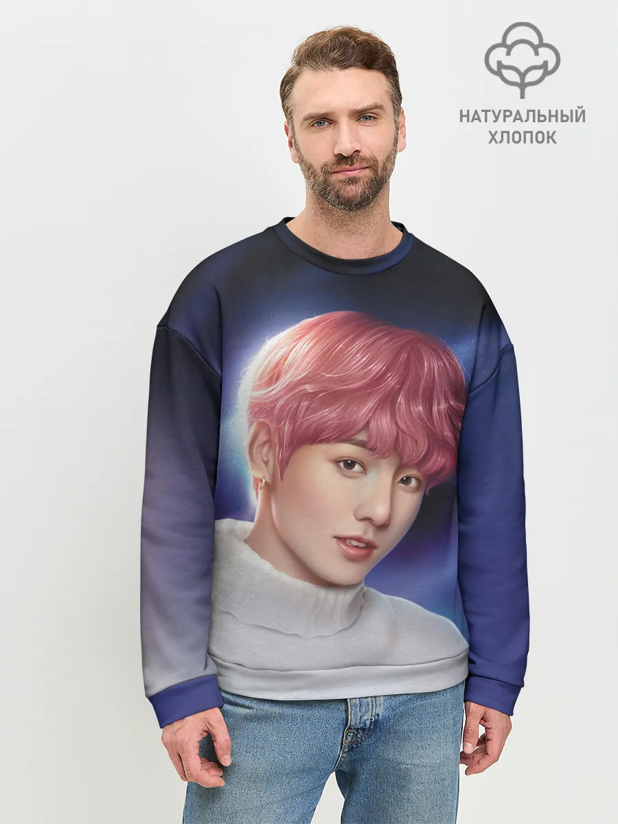 Мужской свитшот базовый / Kiss