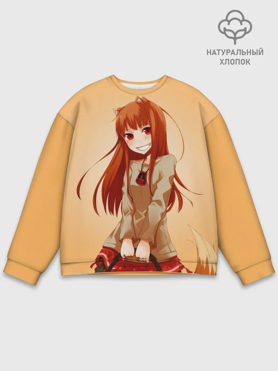 Мужской свитшот базовый / Волчица и пряности