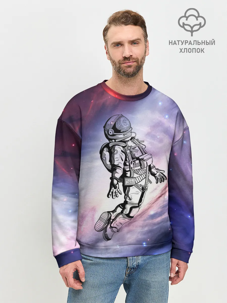 Мужской свитшот базовый / космос