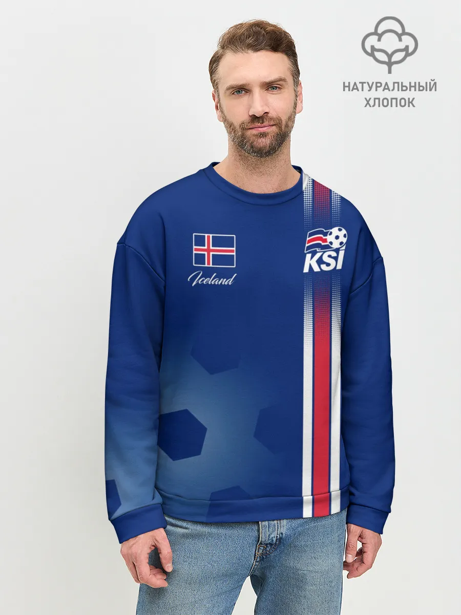 Мужской свитшот базовый / Сборная Исландии