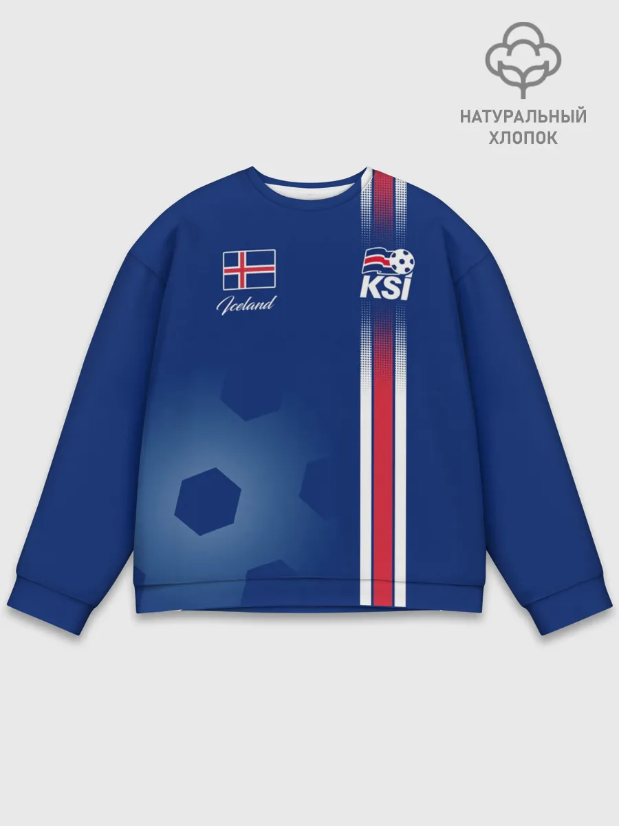 Мужской свитшот базовый / Сборная Исландии