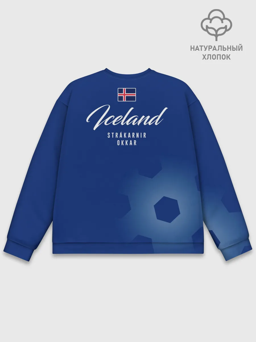 Мужской свитшот базовый / Сборная Исландии
