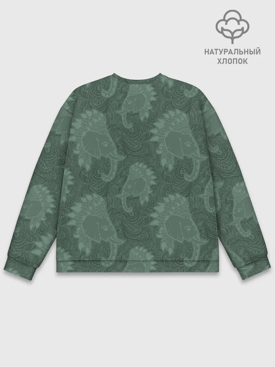 Мужской свитшот базовый / Ганеша