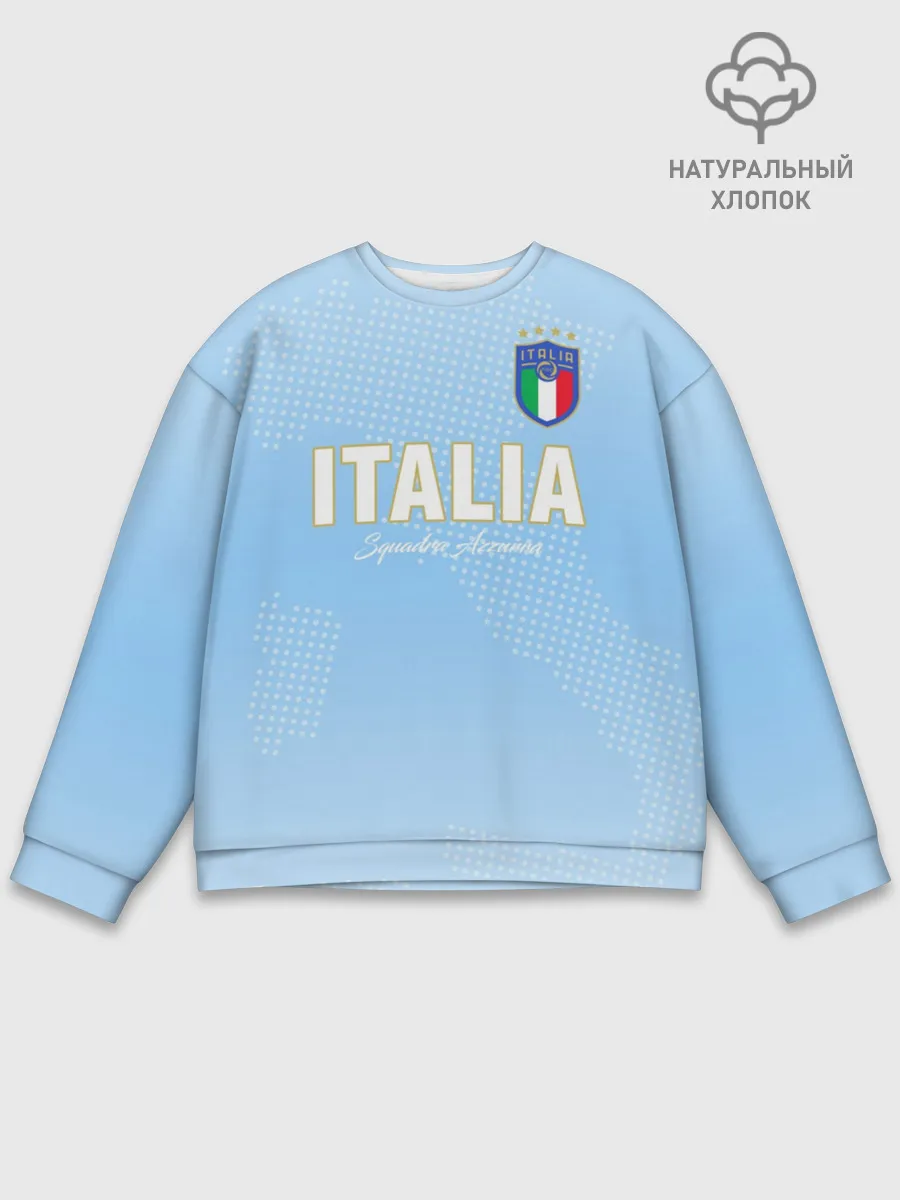 Мужской свитшот базовый / Сборная Италии