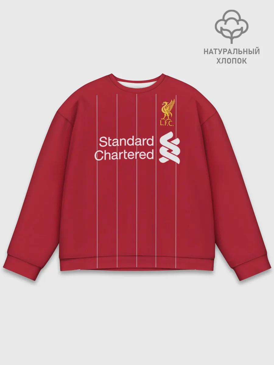 Мужской свитшот базовый / Liverpool home 19-20