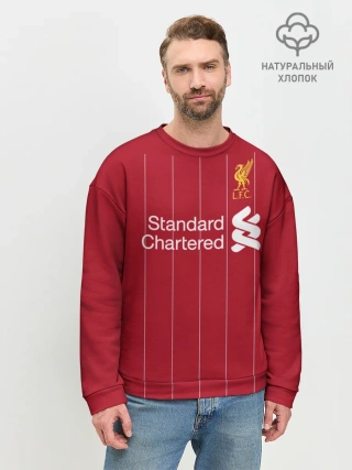 Мужской свитшот базовый / Liverpool home 19-20