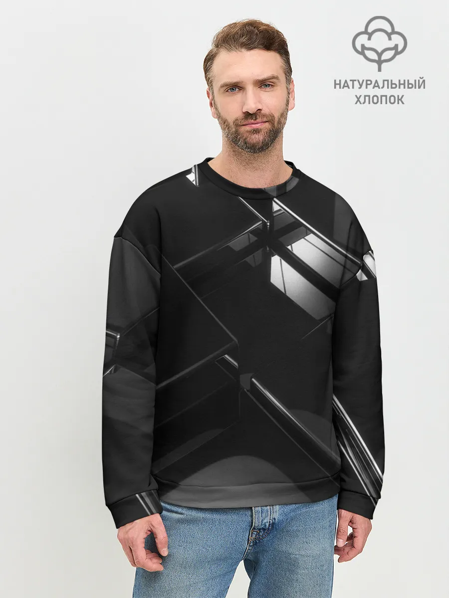 Мужской свитшот базовый / Текстура