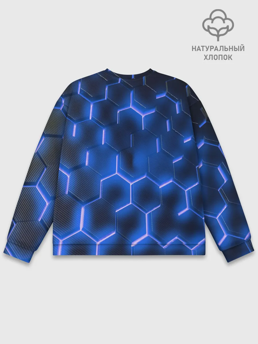 Мужской свитшот базовый / НЕОНОВАЯ БРОНЯ