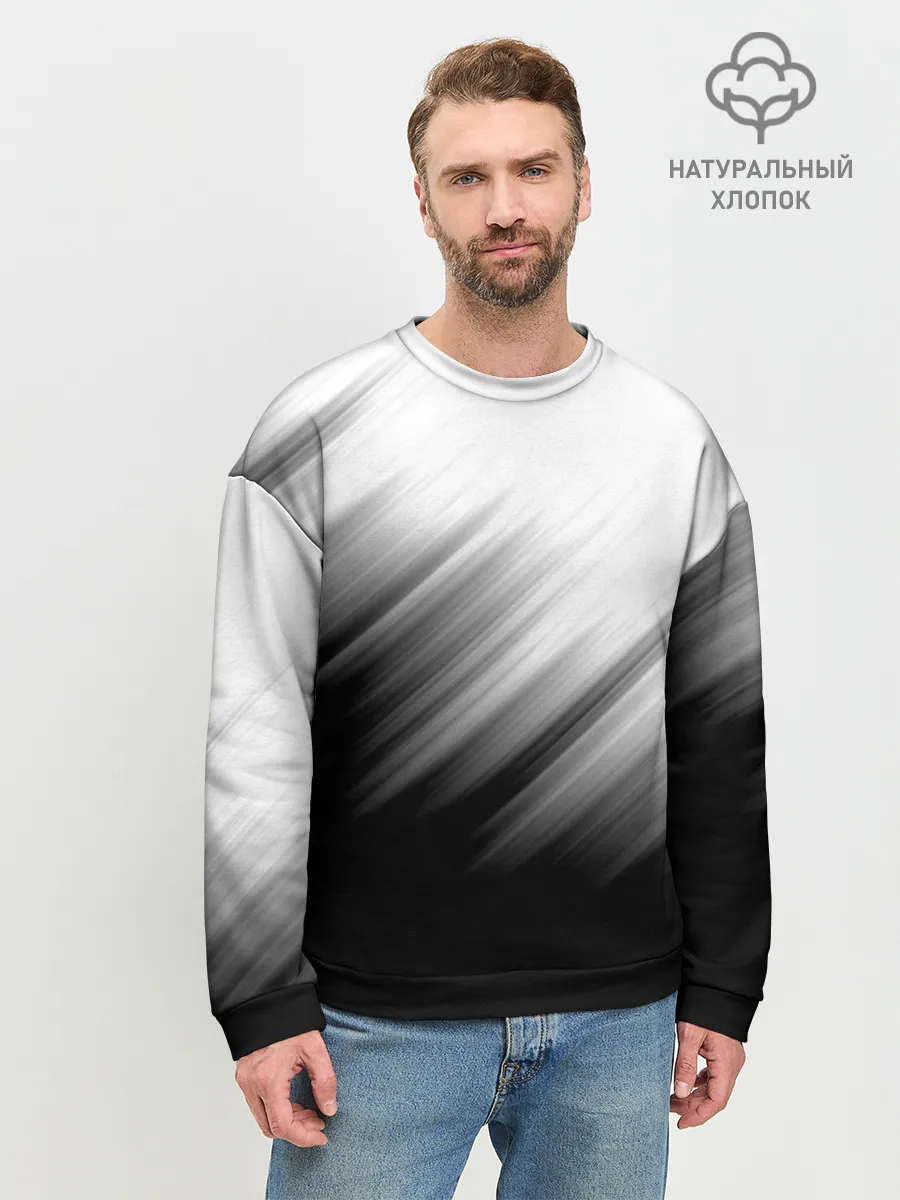 Мужской свитшот базовый / ПОЛОСЫ И НИЧЕГО ЛИШНЕГО