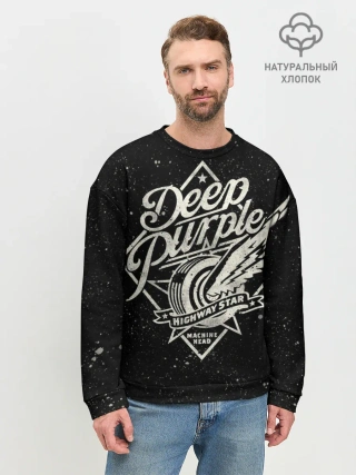Мужской свитшот базовый / Deep Purple