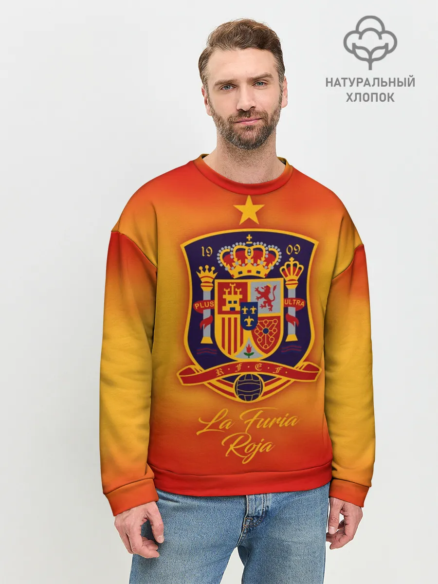 Мужской свитшот базовый / Сборная Испании