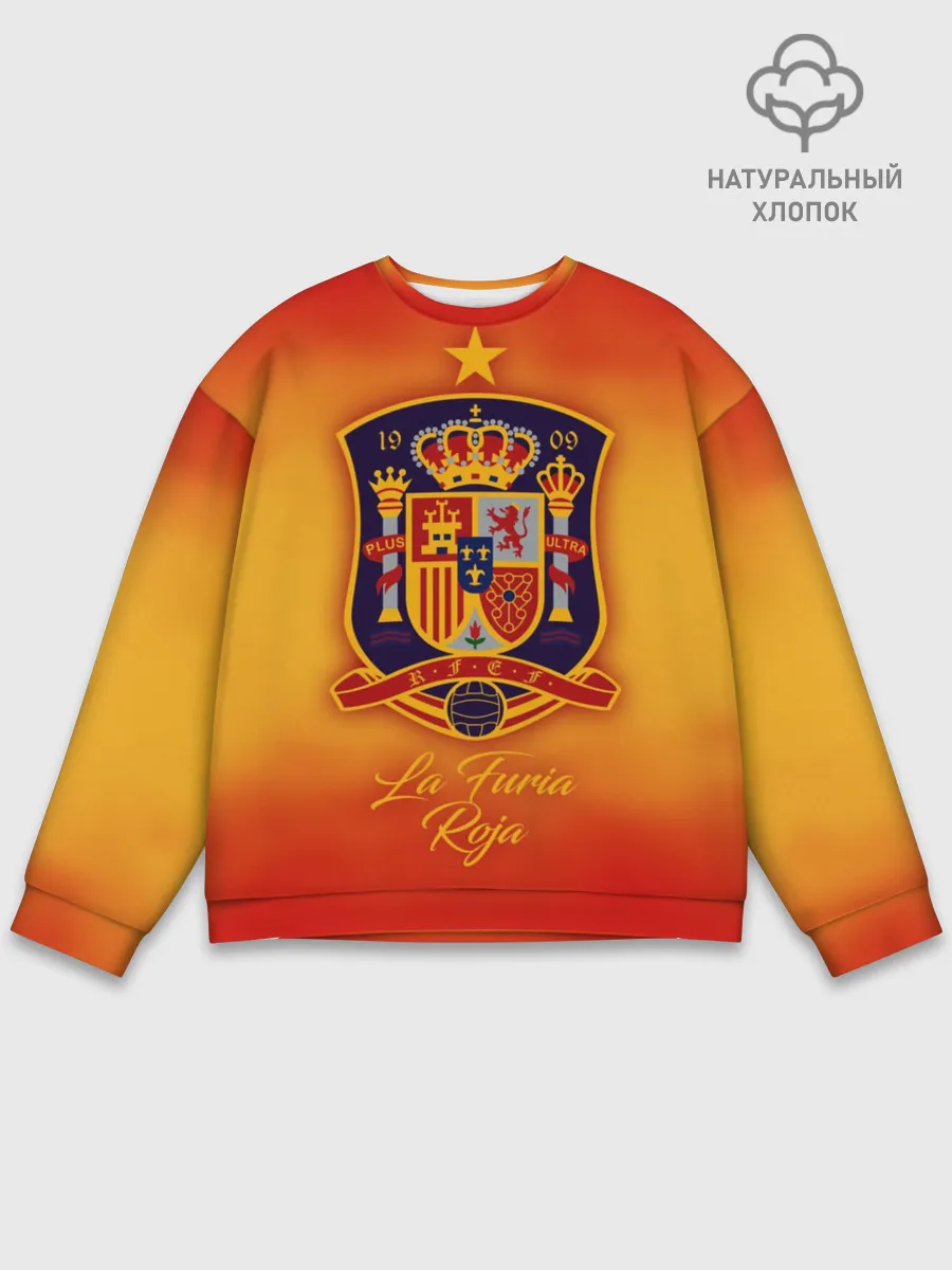 Мужской свитшот базовый / Сборная Испании