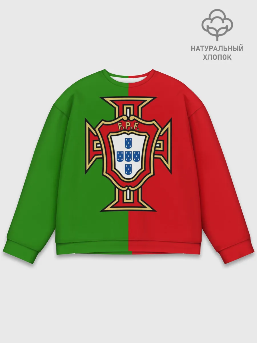 Мужской свитшот базовый / Сборная Португалии