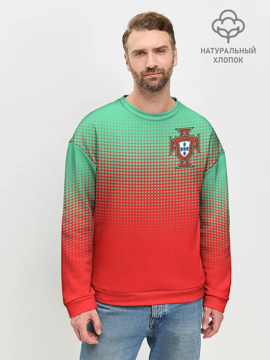 Мужской свитшот базовый / Сборная Португалии