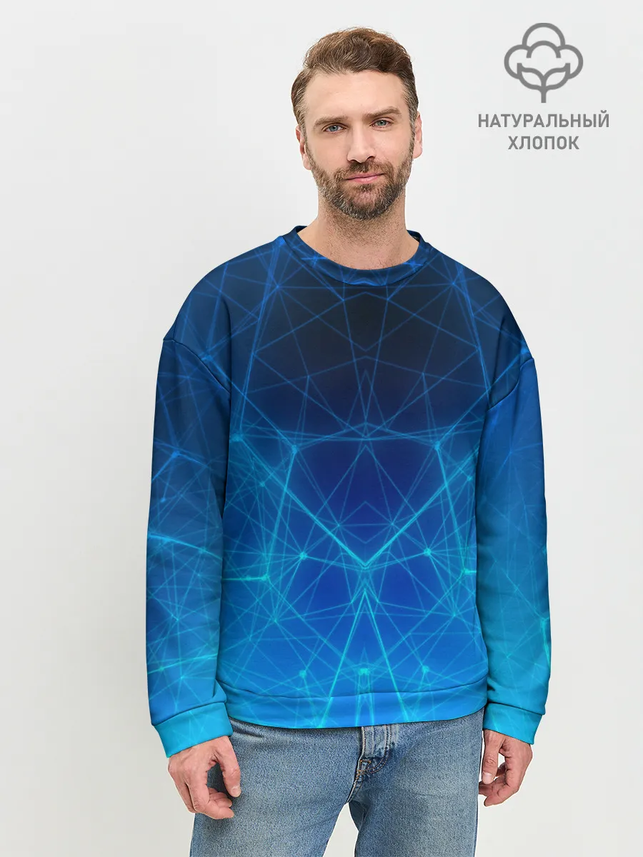 Мужской свитшот базовый / НЕОНОВАЯ ЗАЩИТА