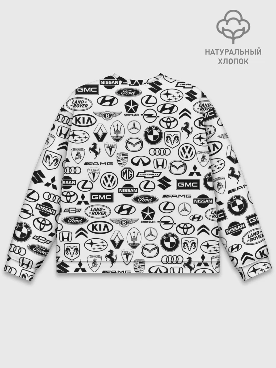 Мужской свитшот базовый / ЛОГОТИПЫ АВТО