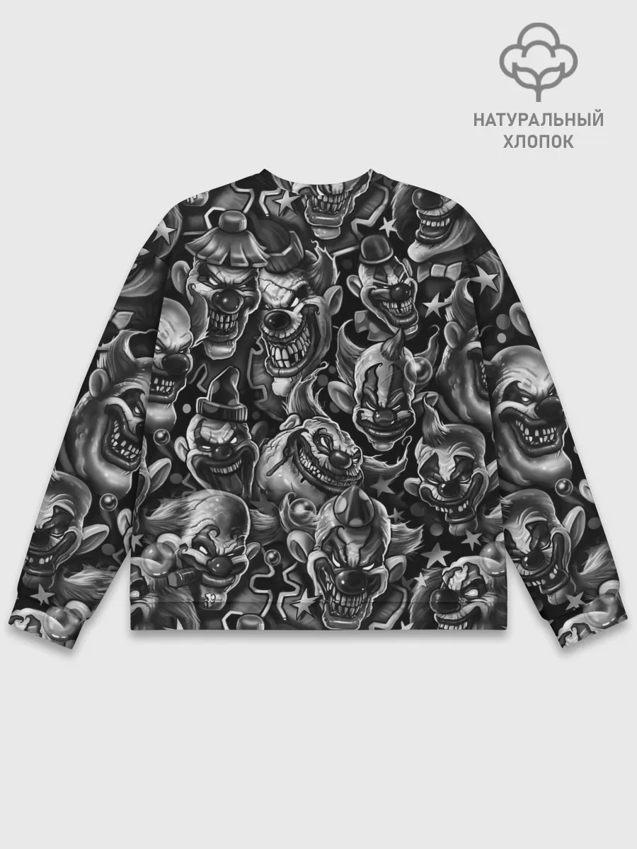 Мужской свитшот базовый / Злые Клоуны