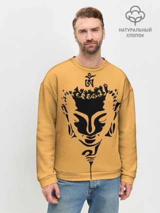 Мужской свитшот базовый / Будда