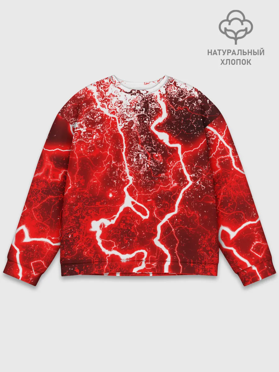Мужской свитшот базовый / БРЫЗГИ КРАСОК