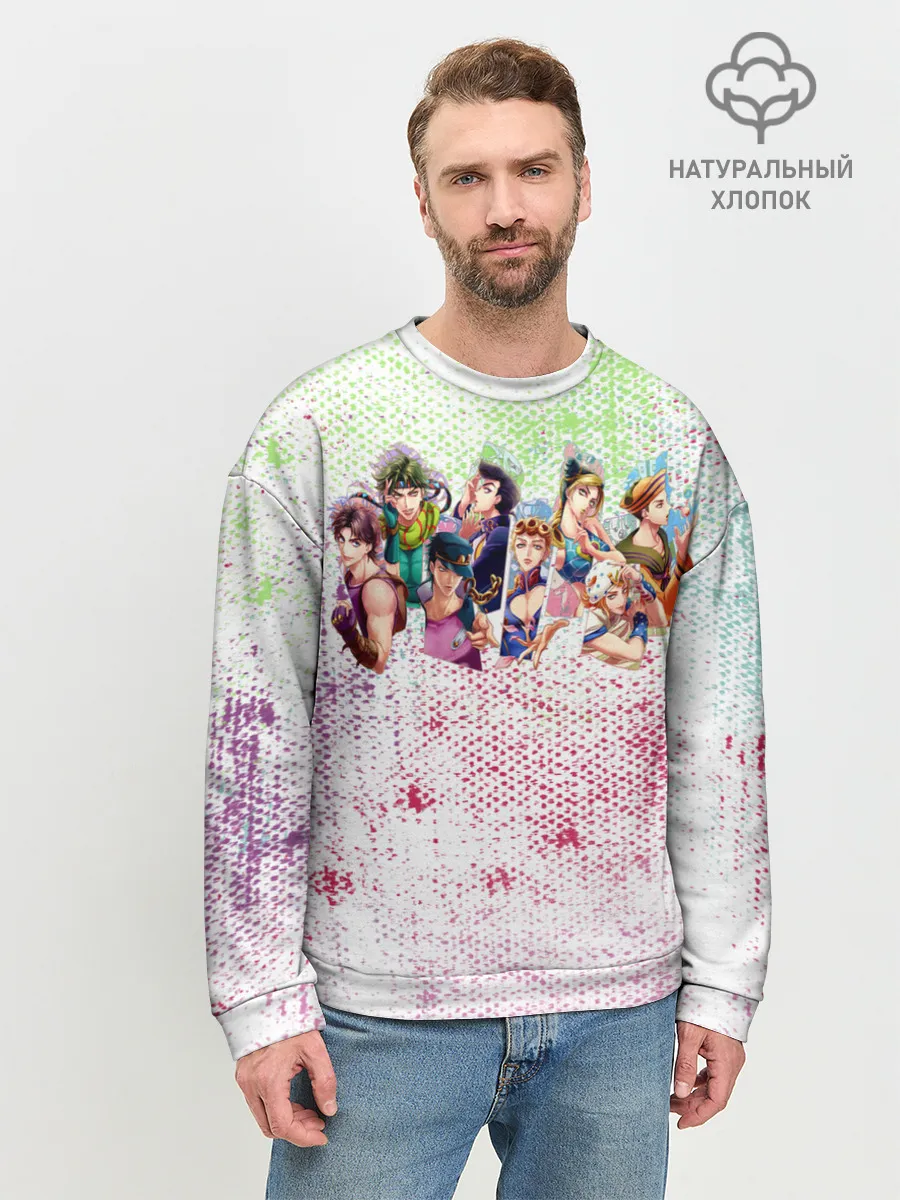 Мужской свитшот базовый / JoJo Bizarre Adventure