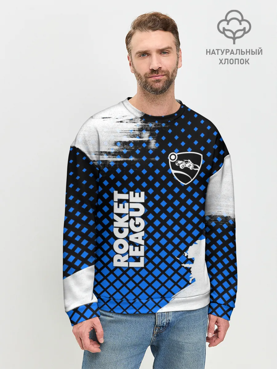 Мужской свитшот базовый / ROCKET LEAGUE
