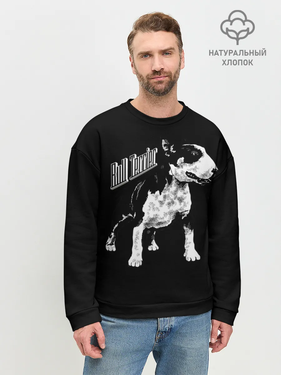 Мужской свитшот базовый / Бультерьер