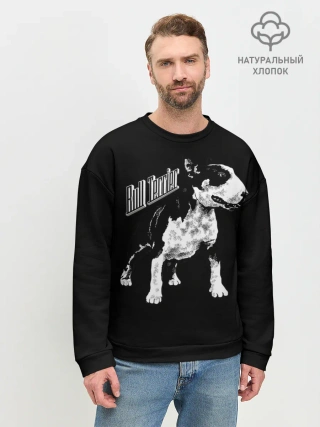 Мужской свитшот базовый / Бультерьер