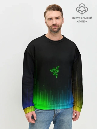 Мужской свитшот базовый / RAZER NEON