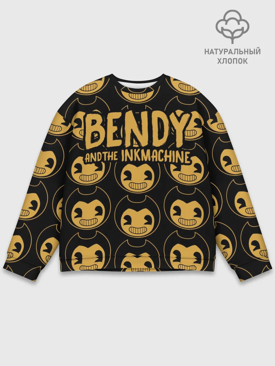 Мужской свитшот базовый / Bendy And The Ink Machine