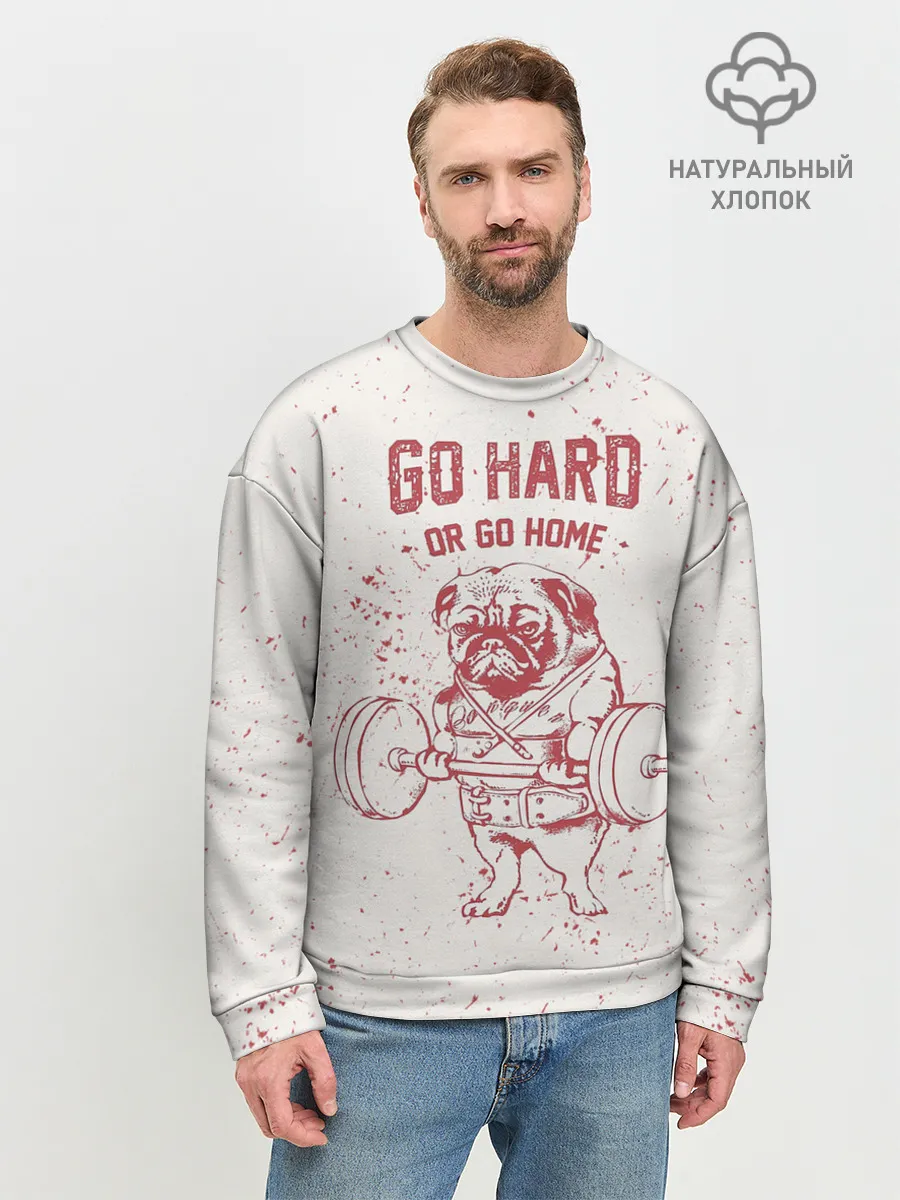 Мужской свитшот базовый / GO HARD