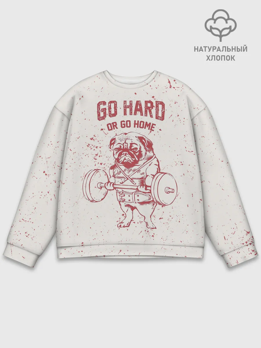 Мужской свитшот базовый / GO HARD