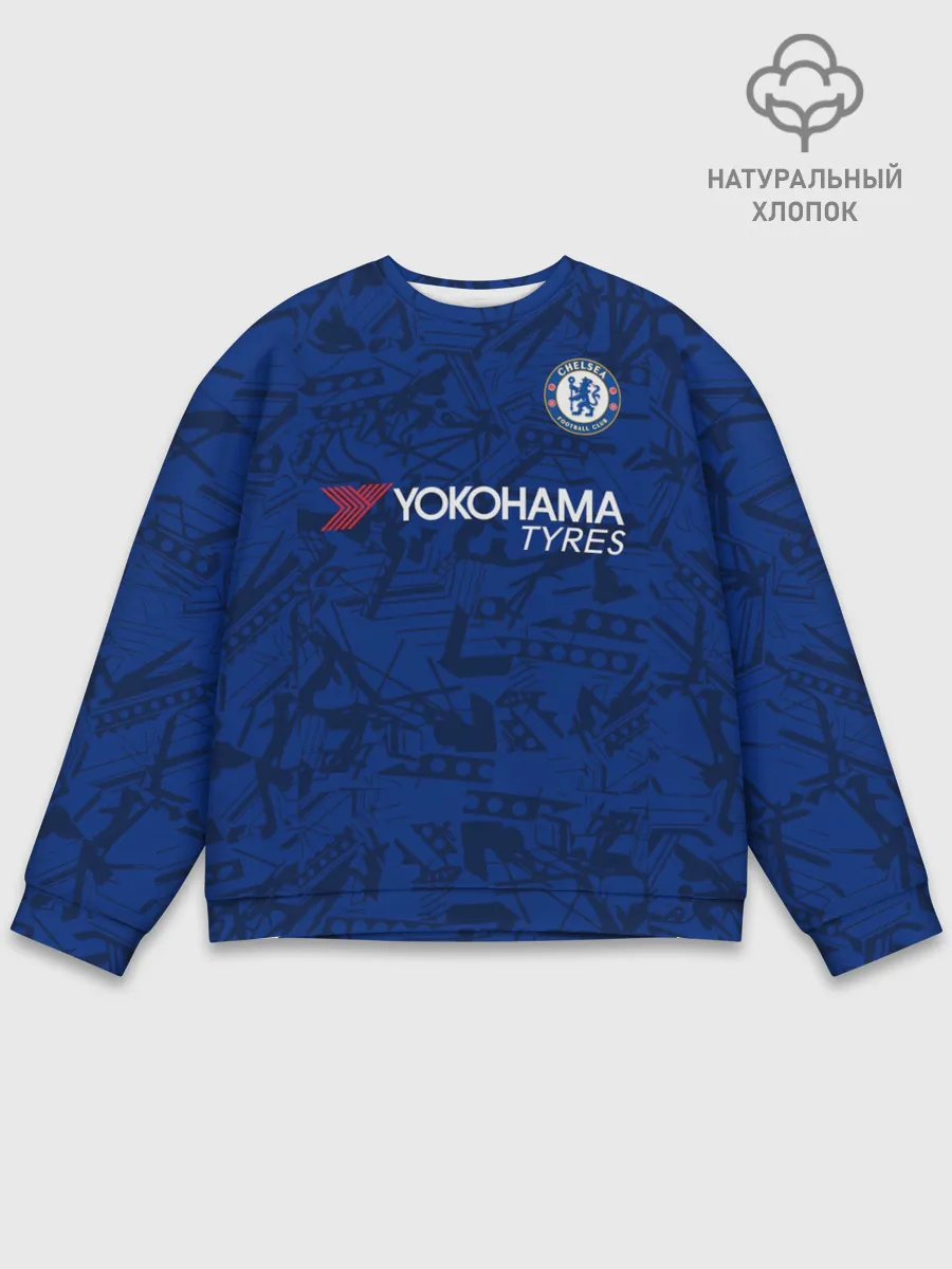 Мужской свитшот базовый / Chelsea home 19-20