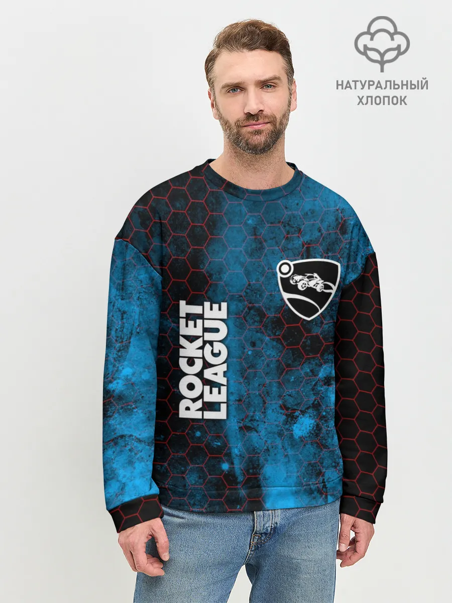Мужской свитшот базовый / ROCKET LEAGUE