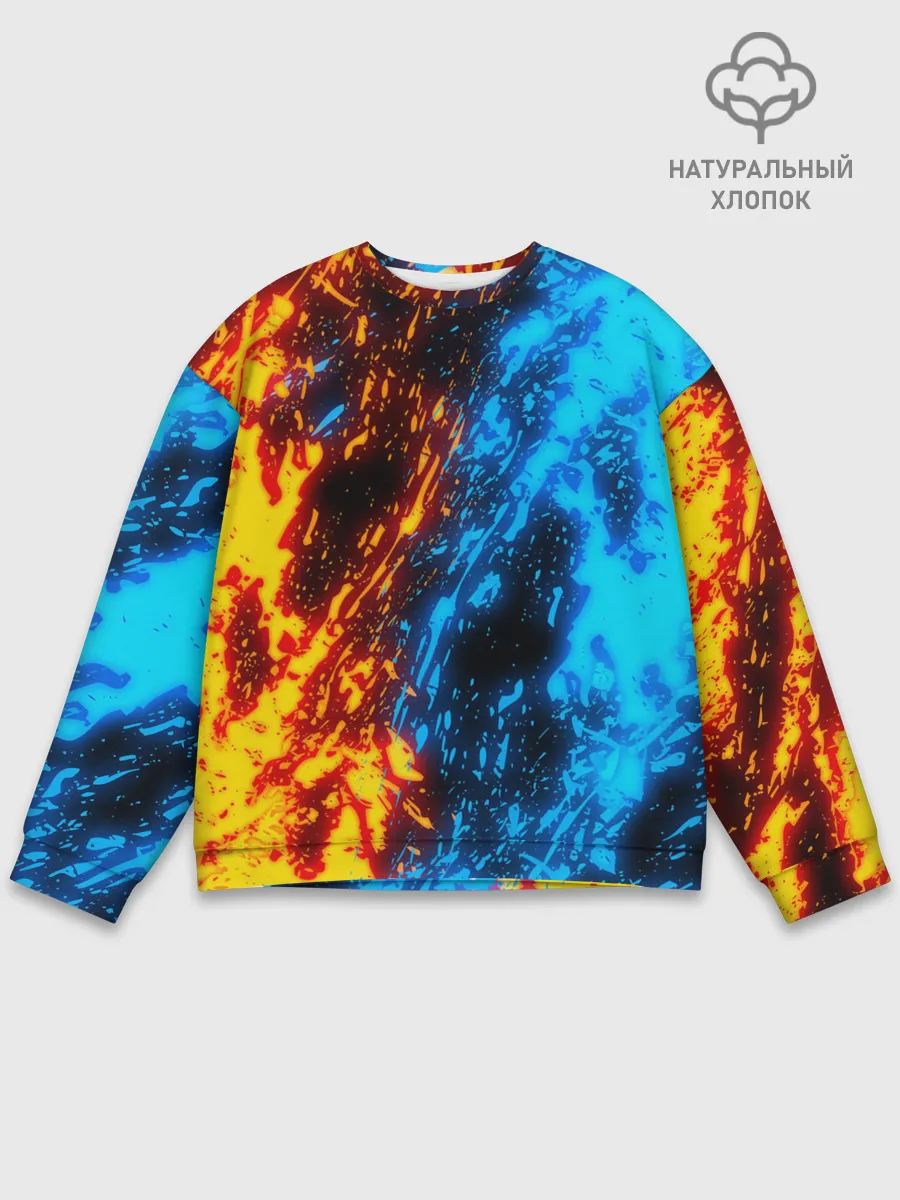 Мужской свитшот базовый / БИТВА ОГНЕЙ