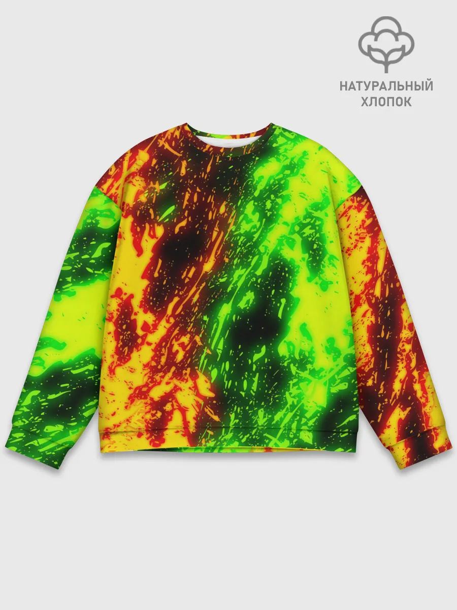 Мужской свитшот базовый / TOXIC FLAME