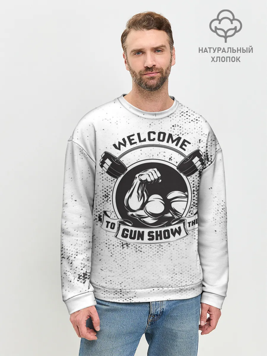 Мужской свитшот базовый / Gun show