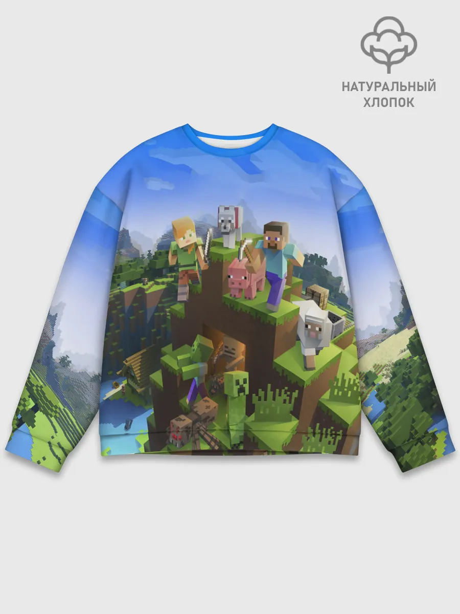 Мужской свитшот базовый / MINECRAFT