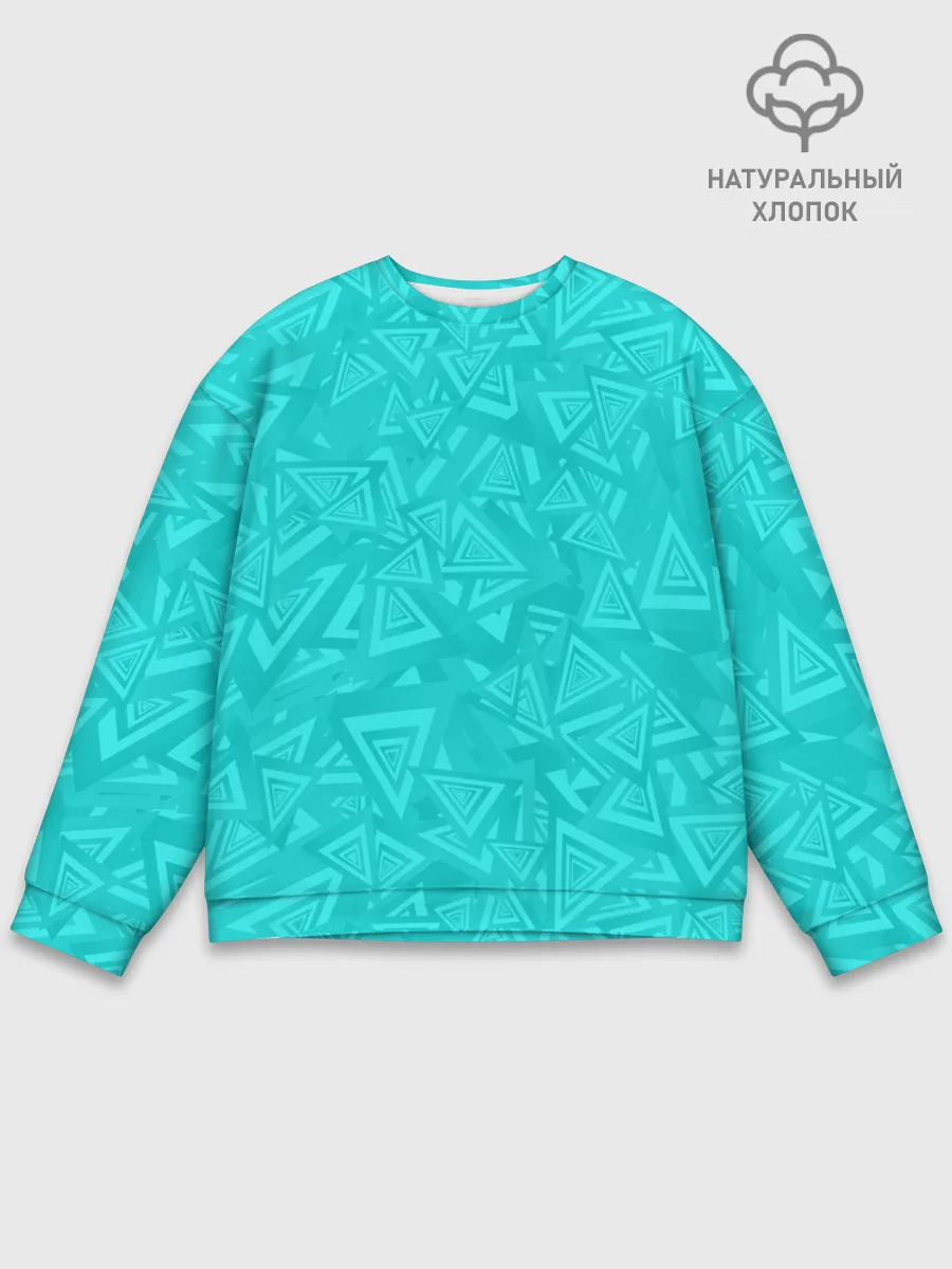 Мужской свитшот базовый / Абстракция.