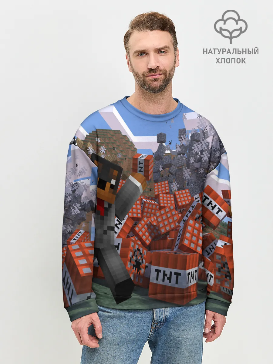 Мужской свитшот базовый / MINECRAFT