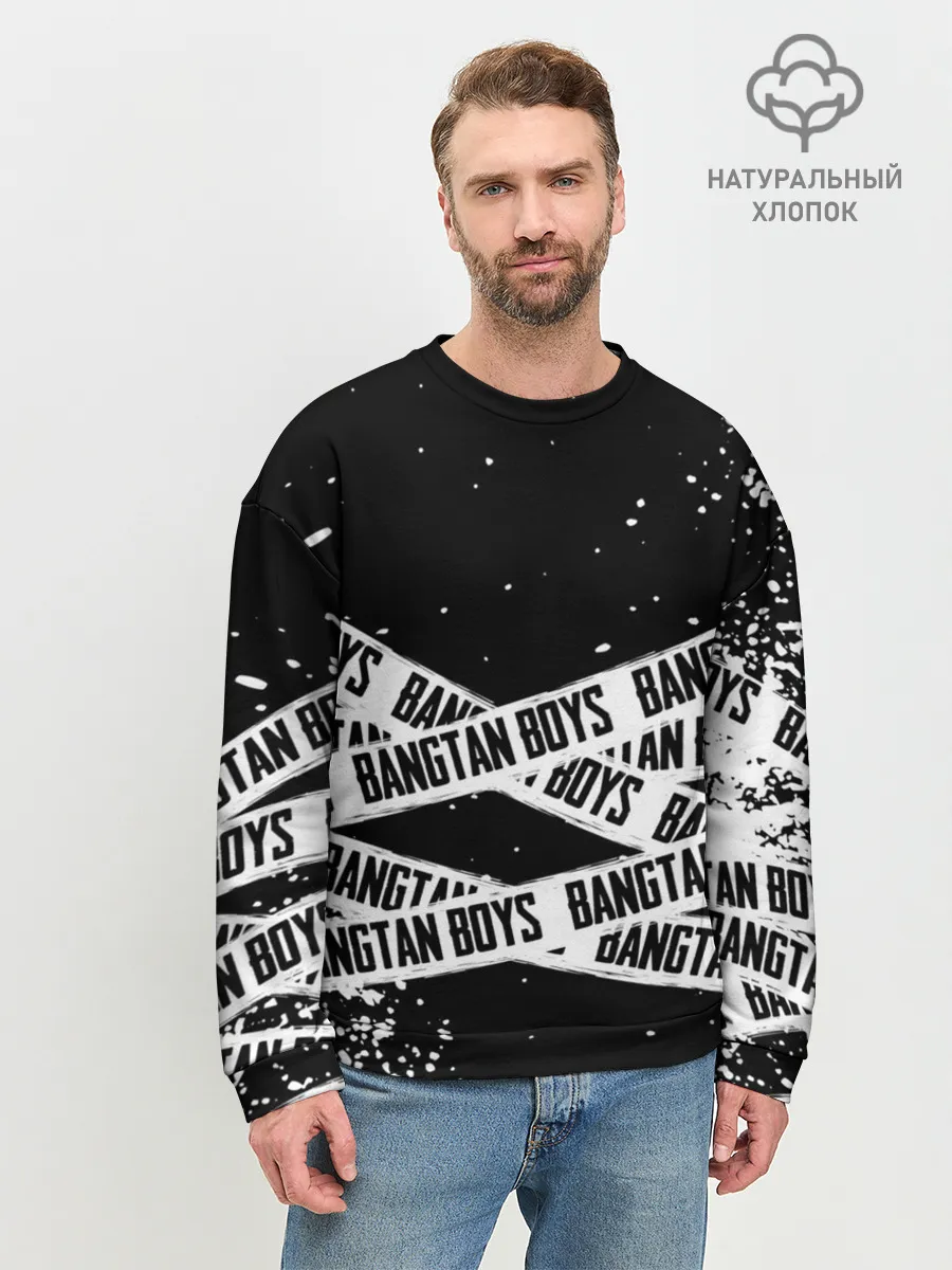 Мужской свитшот базовый / BTS / БТС