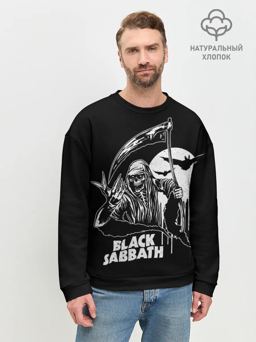 Мужской свитшот базовый / Black Sabbath