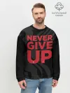 Мужской свитшот базовый / Never Give UP 4-0