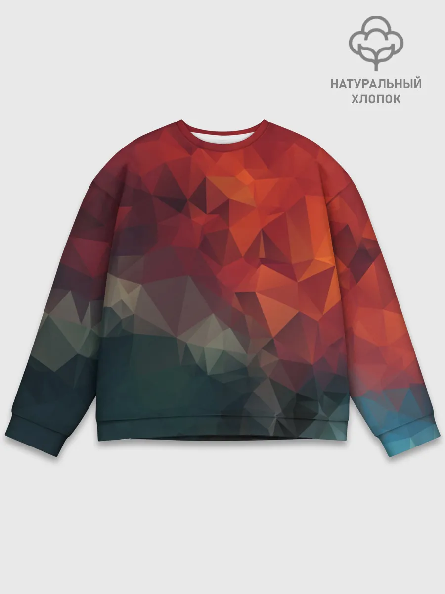 Мужской свитшот базовый / АБСТРАКЦИЯ.