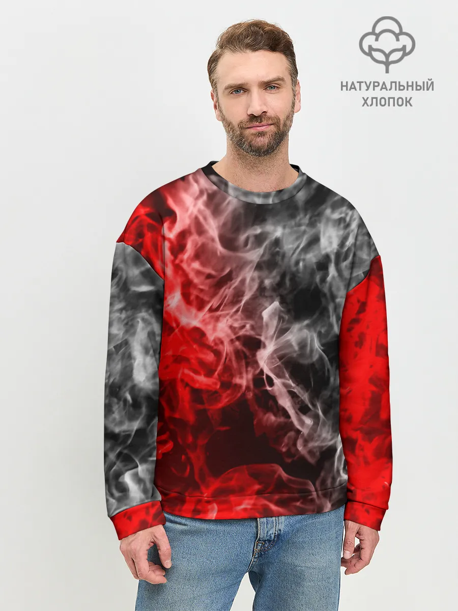 Мужской свитшот базовый / БИТВА ОГНЕЙ