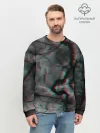 Мужской свитшот базовый / МОЛНИИ GLITCH