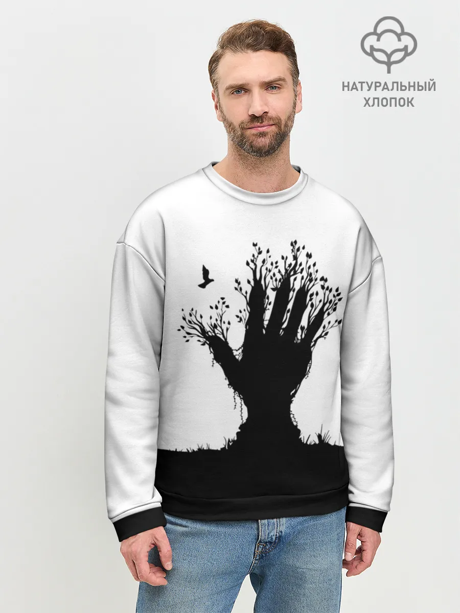 Мужской свитшот базовый / Дерево