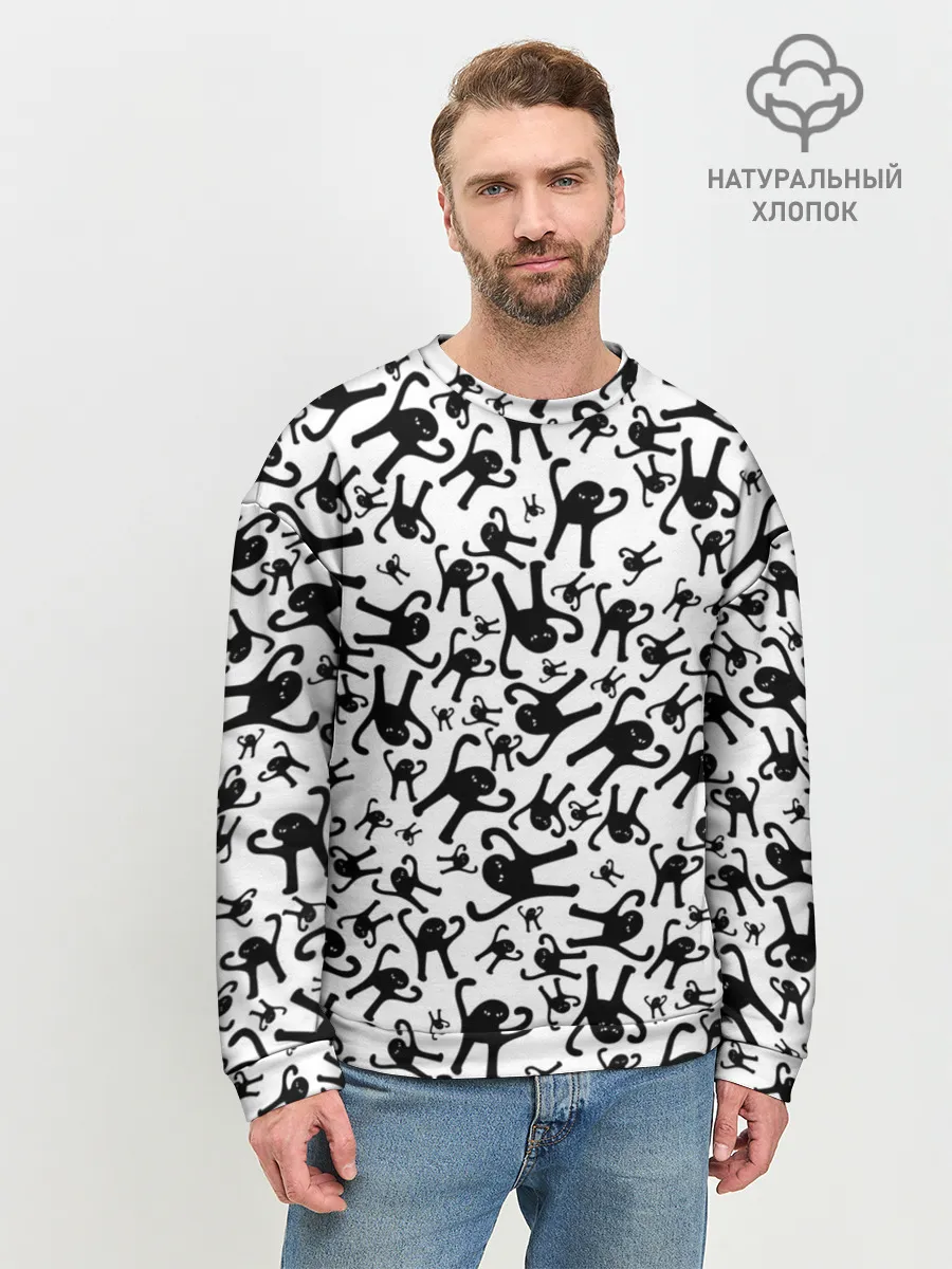 Мужской свитшот базовый / ЪУЪ СЪУКА